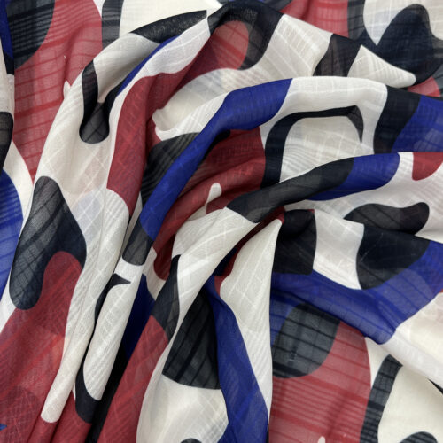 85gsm 100% Polyester Plaid Fabric 1K54