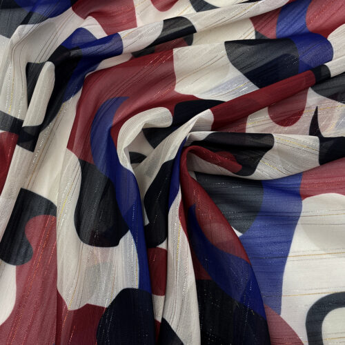 65gsm 100% Polyester Georgette Fabric 1K55