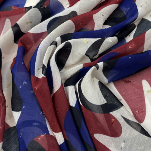 75gsm 100% Polyester Chiffon Fabric 1K60