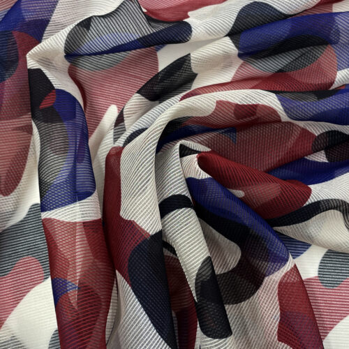 50gsm 100% Polyester Stripe Fabric 1K63
