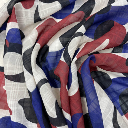 85gsm 100% Polyester Georgette Fabric 1K72