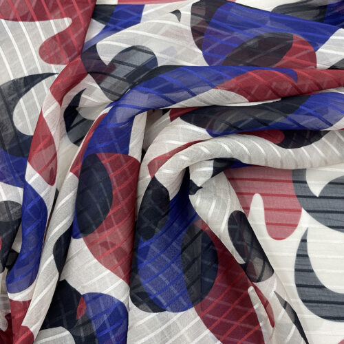 60gsm 100% Polyester Chiffon Fabric 1K73