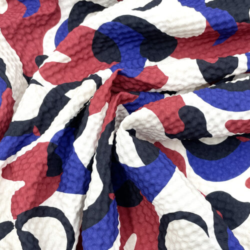 90gsm 100% Polyester Plisse Fabric 1K76