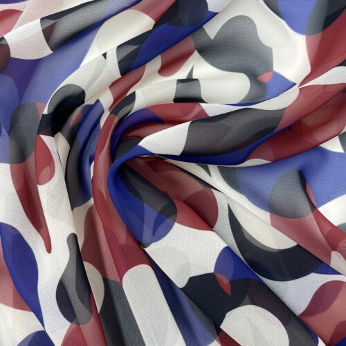 60gsm 100% Polyester Chiffon Fabric 1K79