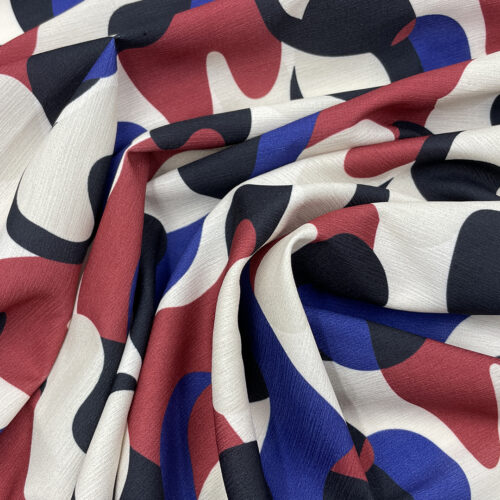 145gsm 100% Polyester Crepe Fabric 1K80