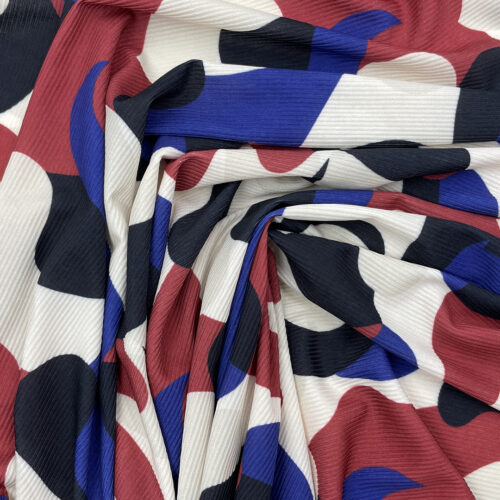 180gsm 95% Polyester 5% Spandex Rib Fabric 3K24