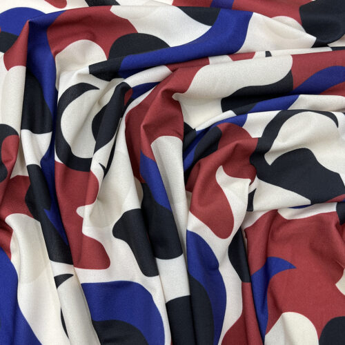185gsm 95% Polyester 5% Spandex Single Jersey Fabric 3K25
