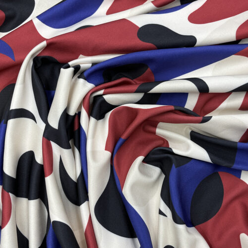 250gsm 95% Polyester 5% Spandex Single Jersey Fabric 3K27