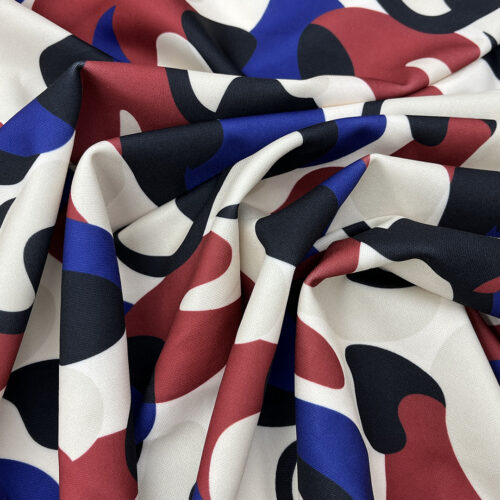 250gsm 95% Polyester 5% Spandex Double Knit Fabric 3K28